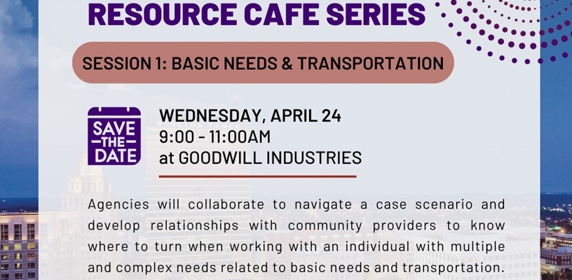 Resource Cafe will be held April 24